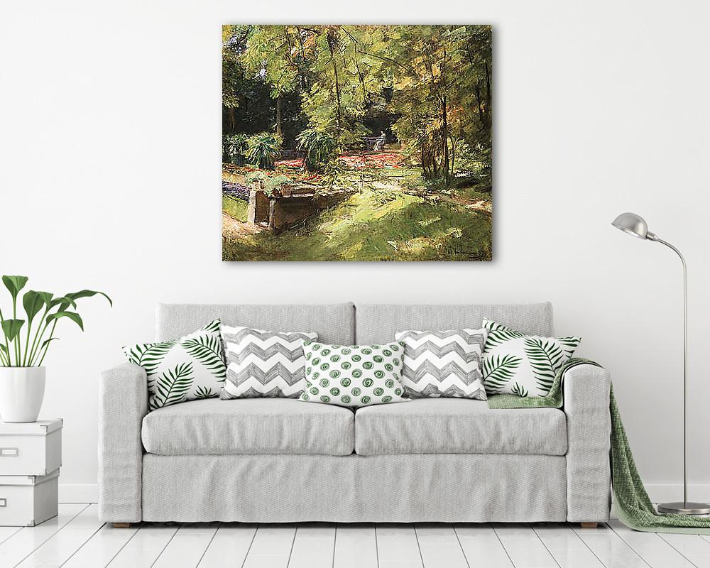 Kastélykert (1919) - vászonkép, falikép vásárlás Kastélykert (1919) (vászonkép) - vászonkép, falikép otthonra és irodába