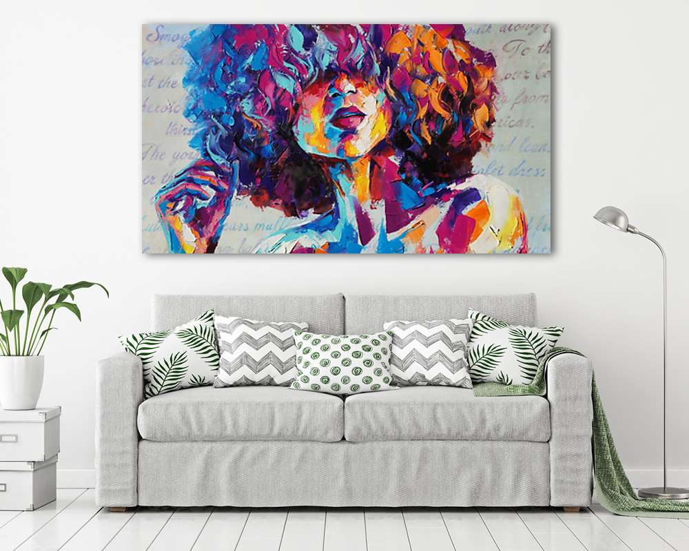 Női portré - vászonkép, falikép vásárlás Női portré (vászonkép) - vászonkép, falikép otthonra és irodába