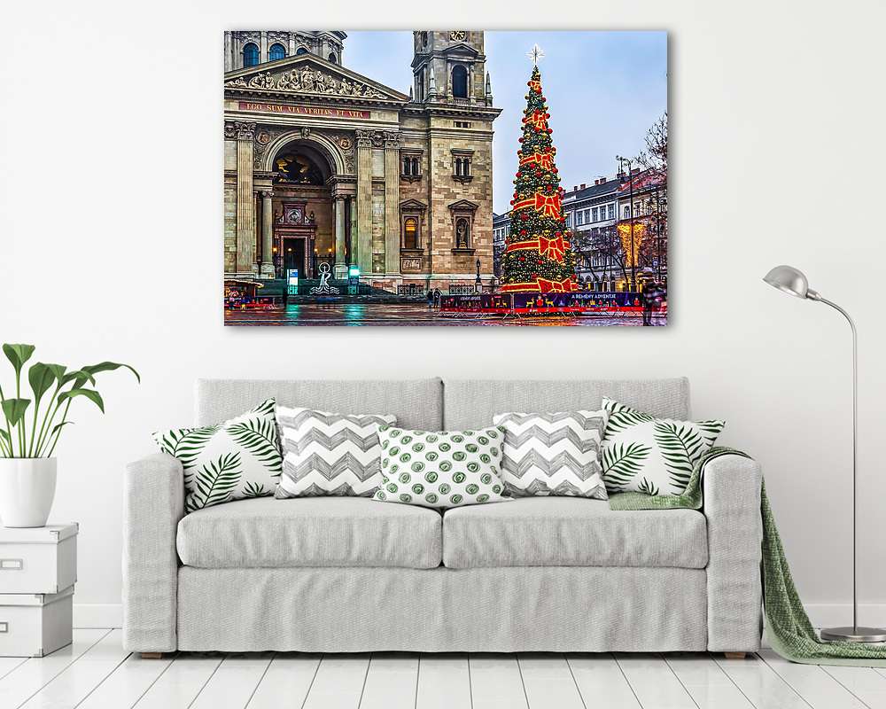 Karácsonyi pillanatok (fotótapéta) - vászonkép, falikép otthonra és irodába