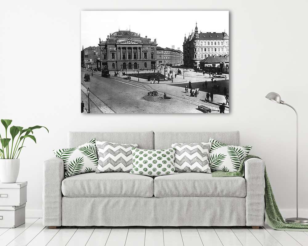 Budapest, Blaha Lujza tér (1893) (fotótapéta) - vászonkép, falikép otthonra és irodába