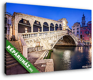 Rialto híd Velencében - vászonkép 3D látványterv