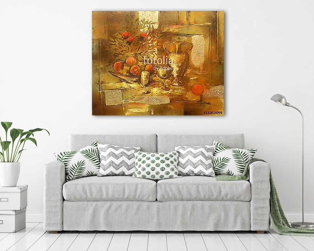 csendélet kézzel készített festmény - vászonkép, falikép vásárlás csendélet kézzel készített festmény (vászonkép) - vászonkép, falikép otthonra és irodába