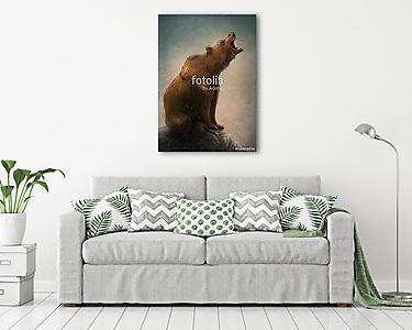 Barna medve (vászonkép) - vászonkép, falikép otthonra és irodába