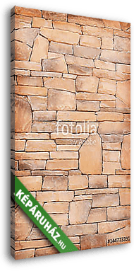Brown brick wall as a background or texture and shadow - vászonkép 3D látványterv