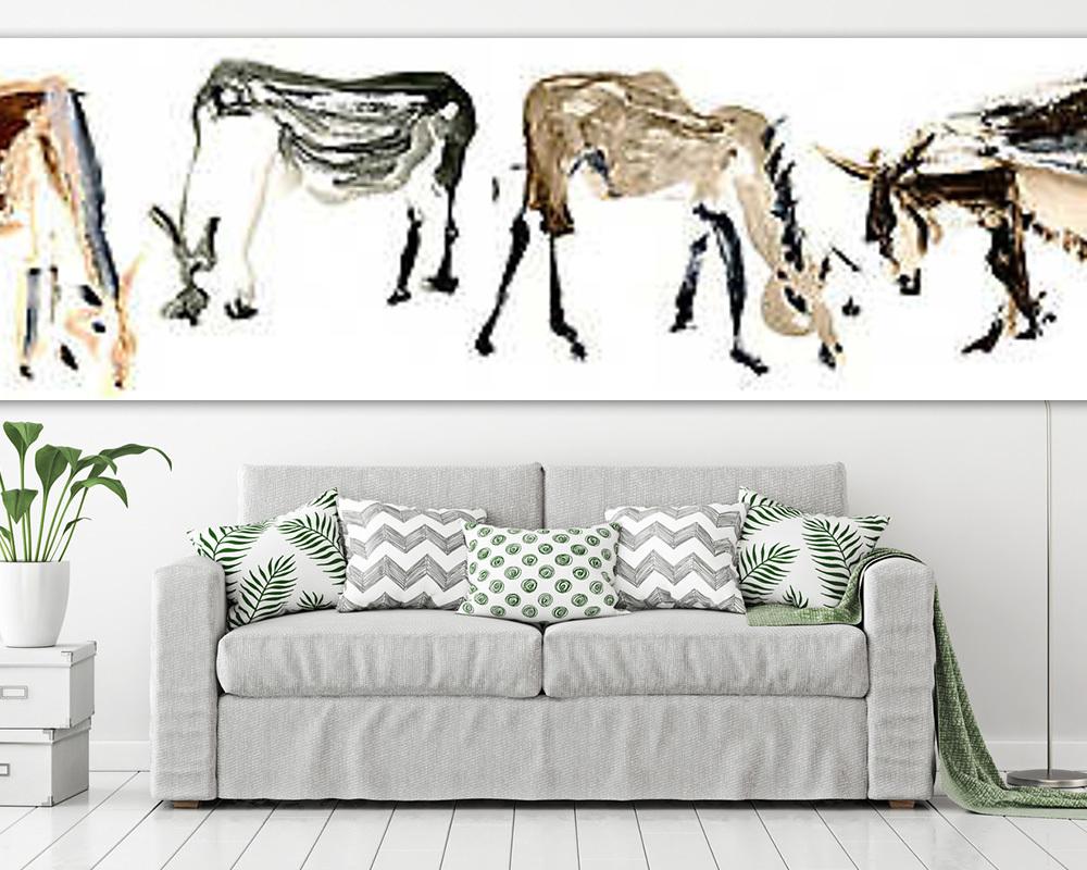 Legelésző csacsik (bögre) - vászonkép, falikép otthonra és irodába