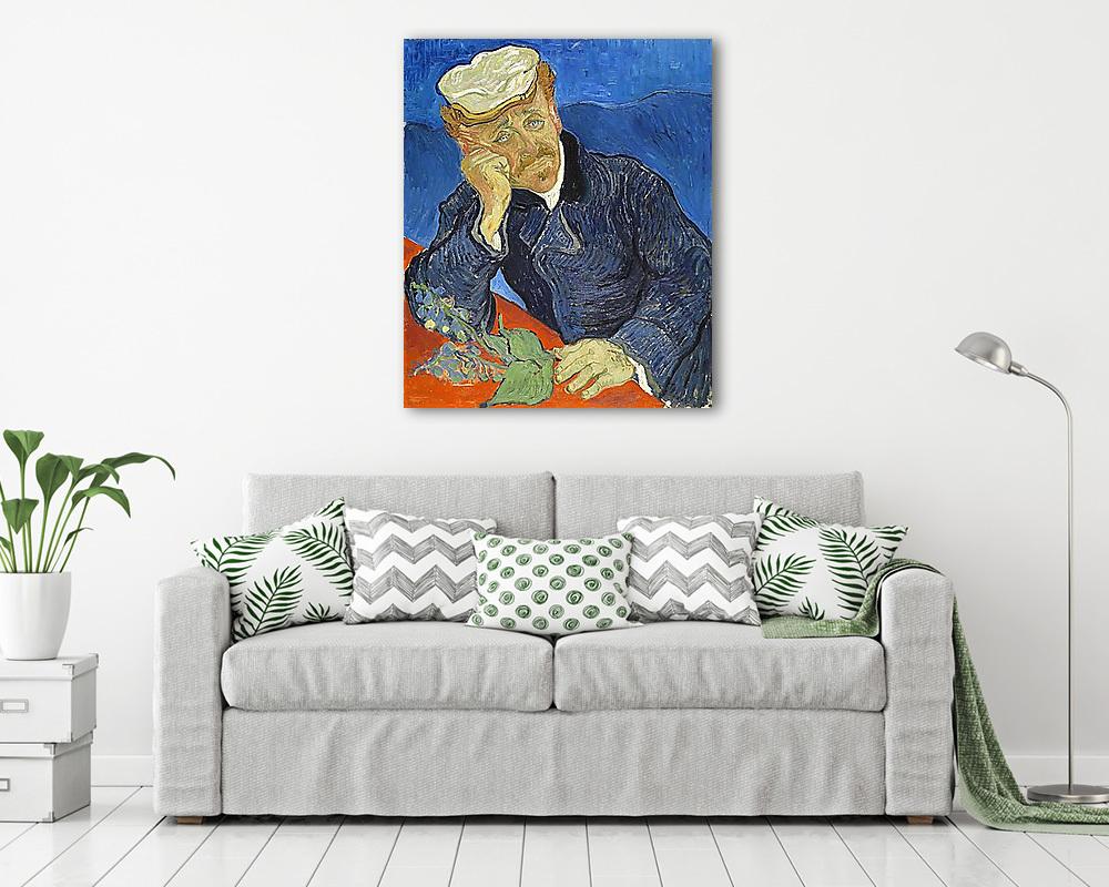 Dr. Paul Gachet portréja - vászonkép, falikép vásárlás Dr. Paul Gachet portréja (vászonkép) - vászonkép, falikép otthonra és irodába