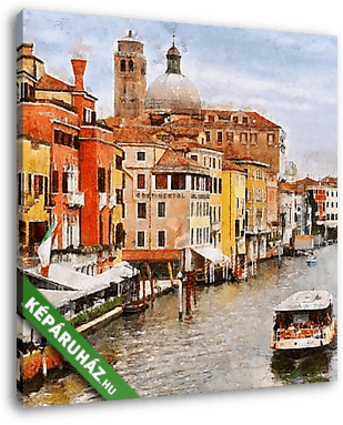 Velence, Grand Canal - vászonkép 3D látványterv