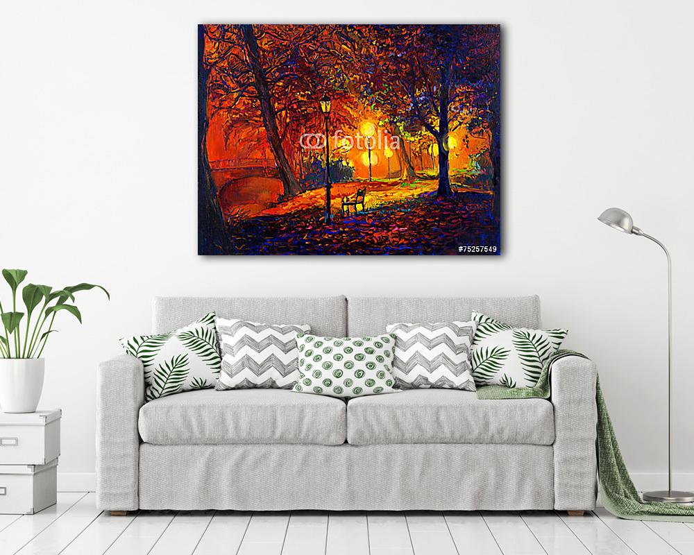 Őszi táj (vászonkép) - vászonkép, falikép otthonra és irodába