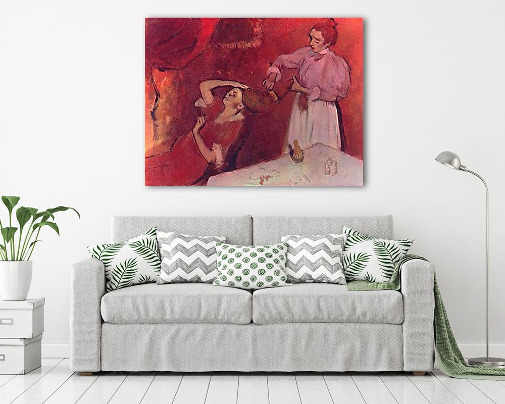 Hajfésülés (vászonkép) - vászonkép, falikép otthonra és irodába