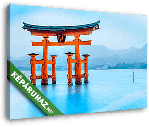 Miyajima Torii kapu, Japán. - vászonkép 3D látványterv