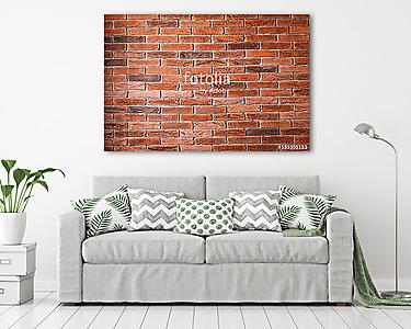 Brick wall texture on rustic background style (vászonkép) - vászonkép, falikép otthonra és irodába