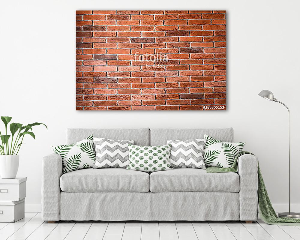Brick wall texture on rustic background style (vászonkép) - vászonkép, falikép otthonra és irodába
