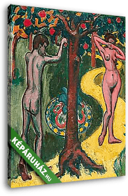 Ádám és Éva (1907) - vászonkép 3D látványterv
