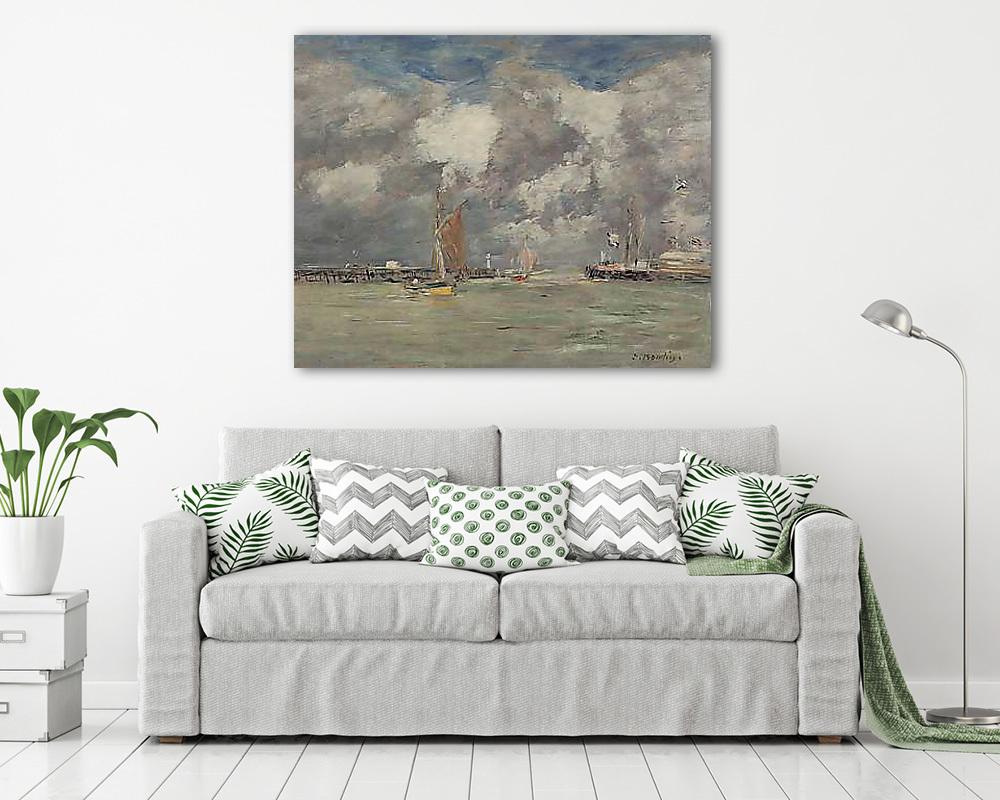 Trouville, kikötő (fotótapéta) - vászonkép, falikép otthonra és irodába