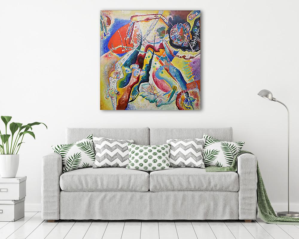 Kép piros pöttyel (absztrakt) - vászonkép, falikép vásárlás Kép piros pöttyel (absztrakt) (vászonkép) - vászonkép, falikép otthonra és irodába