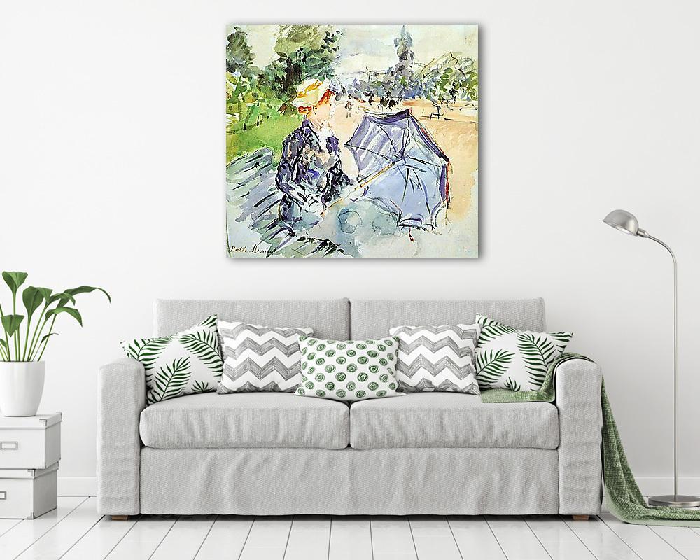 Nő ernyővel a parkban - vászonkép, falikép vásárlás Nő ernyővel a parkban (bögre) - vászonkép, falikép otthonra és irodába