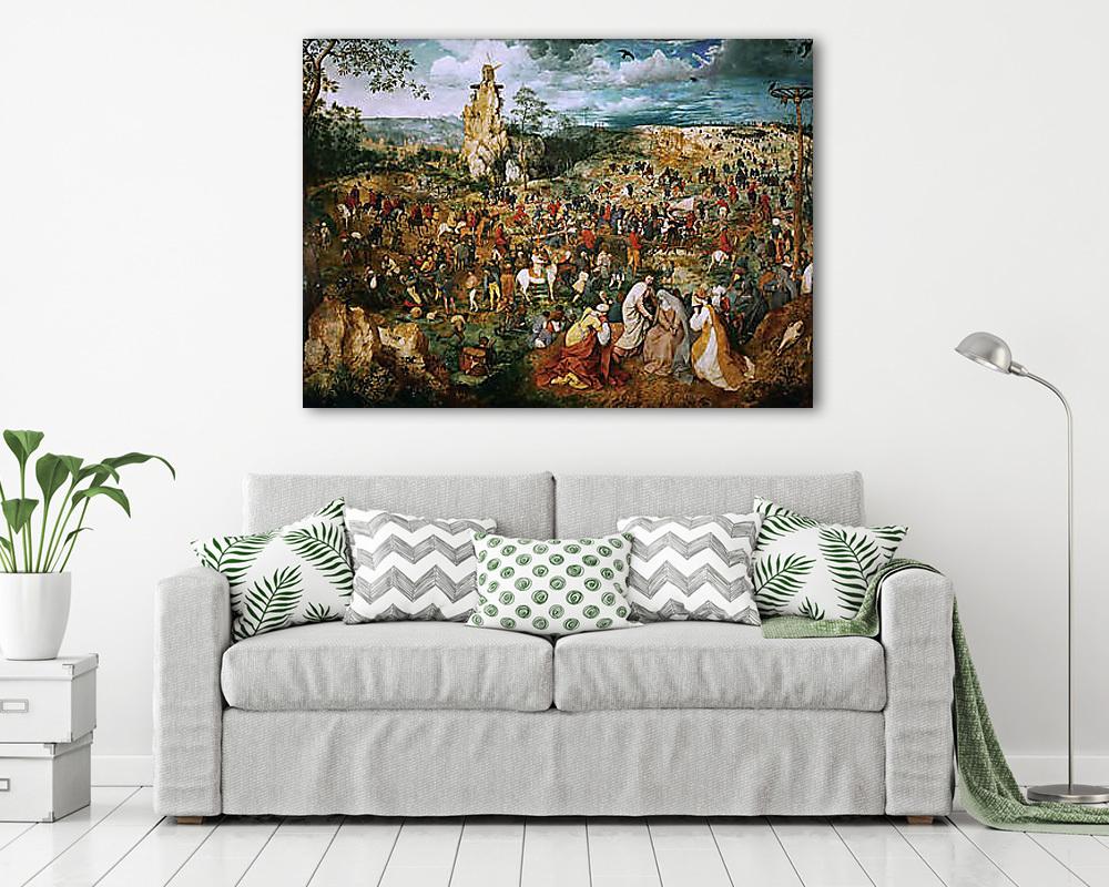 Keresztút (többrészes kép) - vászonkép, falikép otthonra és irodába