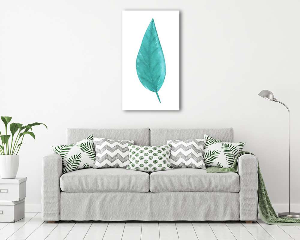 Zöld levél 2 - sorozat - vászonkép, falikép vásárlás Zöld levél 2 - sorozat (keretezett kép) - vászonkép, falikép otthonra és irodába