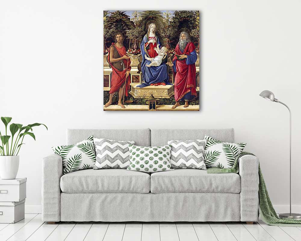 Madonna gyermekével  - vászonkép, falikép vásárlás Madonna gyermekével  (vászonkép) - vászonkép, falikép otthonra és irodába