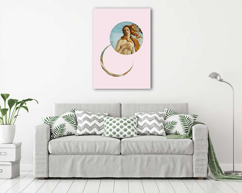 Vénusz születése feldolgozás (vászonkép) - vászonkép, falikép otthonra és irodába