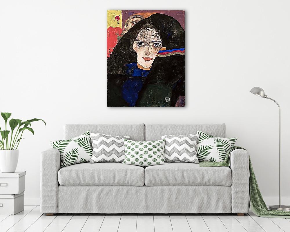 Gyászoló asszony (fotótapéta) - vászonkép, falikép otthonra és irodába