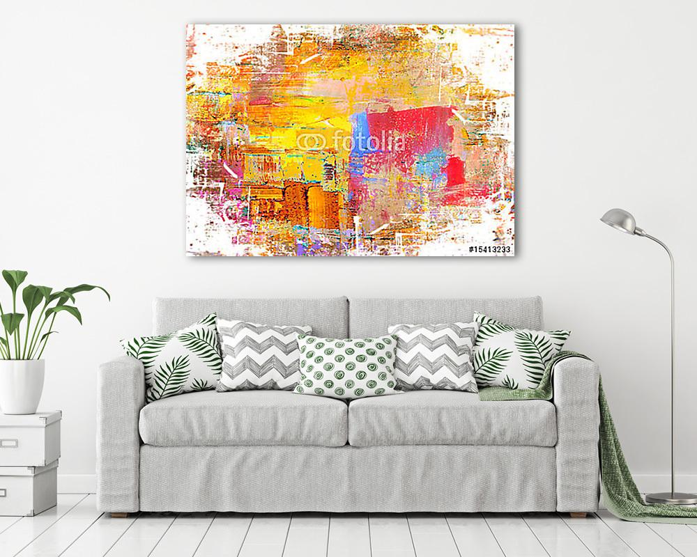 Kézzel festett háttér. SAJÁT KÉSZÍTÉSŰ. (többrészes kép) - vászonkép, falikép otthonra és irodába