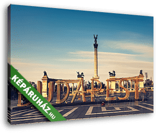 Hősök tere - Hosok Tere Budapesten - vászonkép 3D látványterv