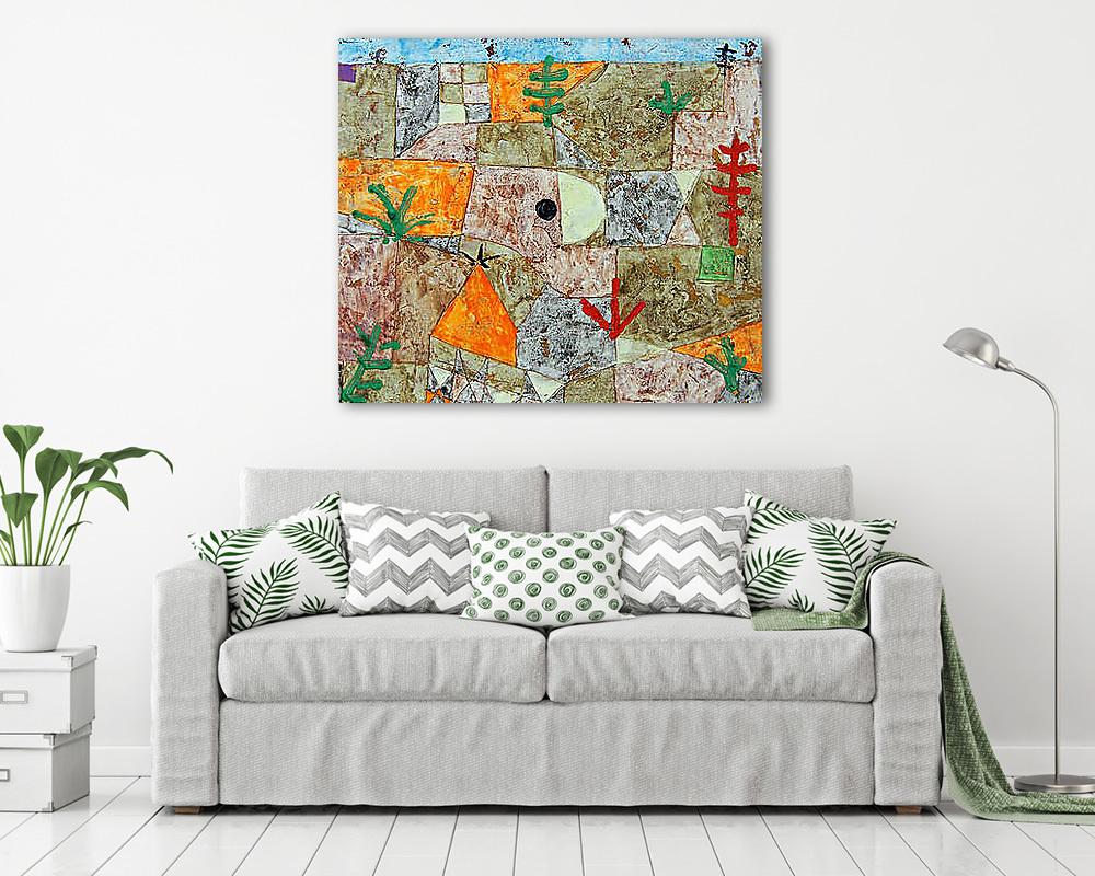 Südliche Garten (poszter) - vászonkép, falikép otthonra és irodába