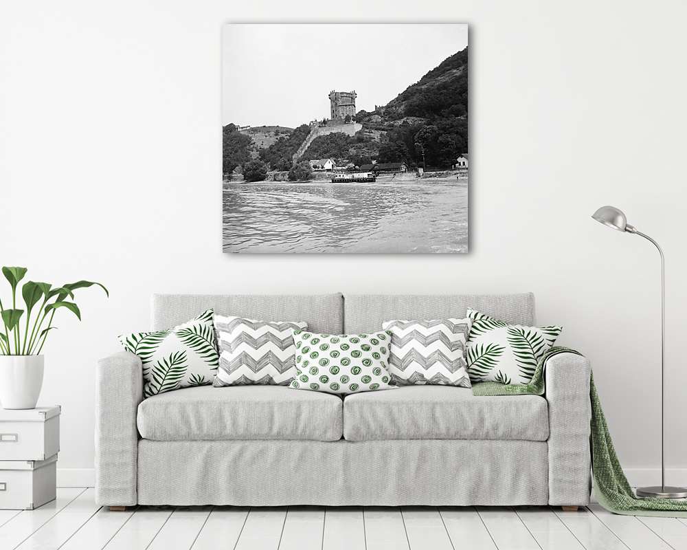 Salamon torony, visegrád (vászonkép) - vászonkép, falikép otthonra és irodába