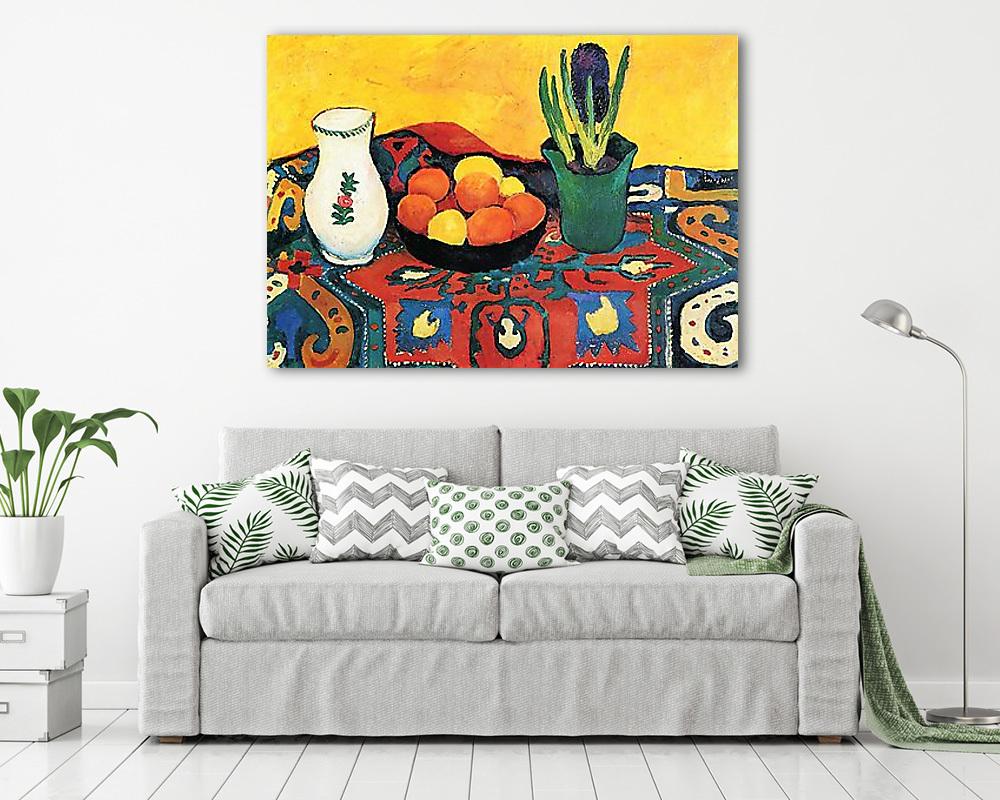 Csendélet jácinttal - vászonkép, falikép vásárlás Csendélet jácinttal (bögre) - vászonkép, falikép otthonra és irodába