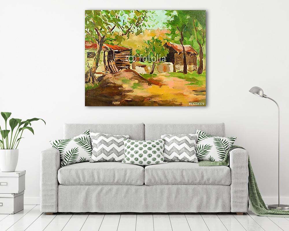 Vidéki ház - vászonkép, falikép vásárlás Vidéki ház (vászonkép) - vászonkép, falikép otthonra és irodába