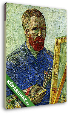 Van Gogh: önarckép festőállvánnyal - vászonkép 3D látványterv