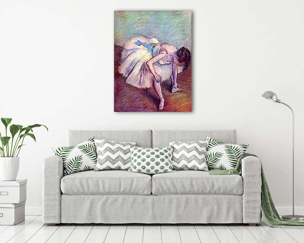 Balett- táncosnő, No. 2. (keretezett kép) - vászonkép, falikép otthonra és irodába