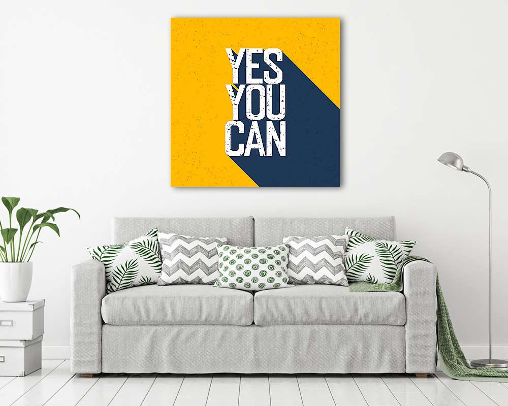 Yes You Can - árnyékolt betűvel (fotótapéta)