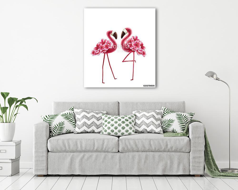 Flamingos (vászonkép) - vászonkép, falikép otthonra és irodába