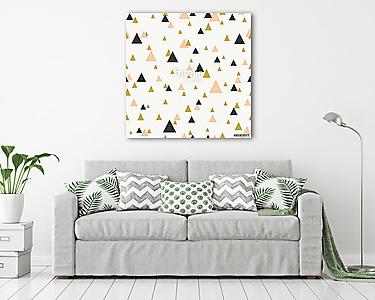 Geometrikus háromszögek (vászonkép) - vászonkép, falikép otthonra és irodába