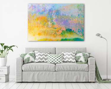 Abstract colorful background with holi paint powder (vászonkép) - vászonkép, falikép otthonra és irodába