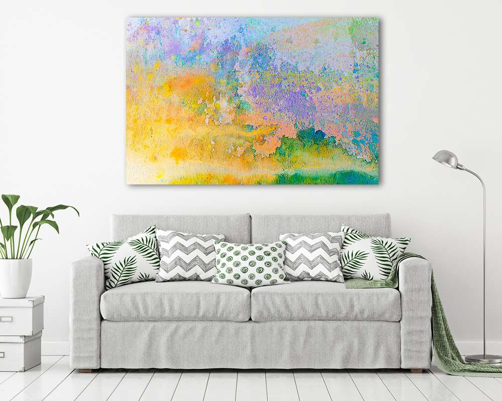 Abstract colorful background with holi paint powder (fotótapéta) - vászonkép, falikép otthonra és irodába