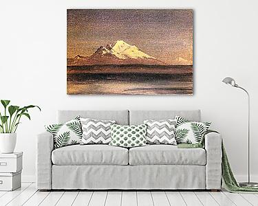 Havas hegycsúcsok (vászonkép) - vászonkép, falikép otthonra és irodába