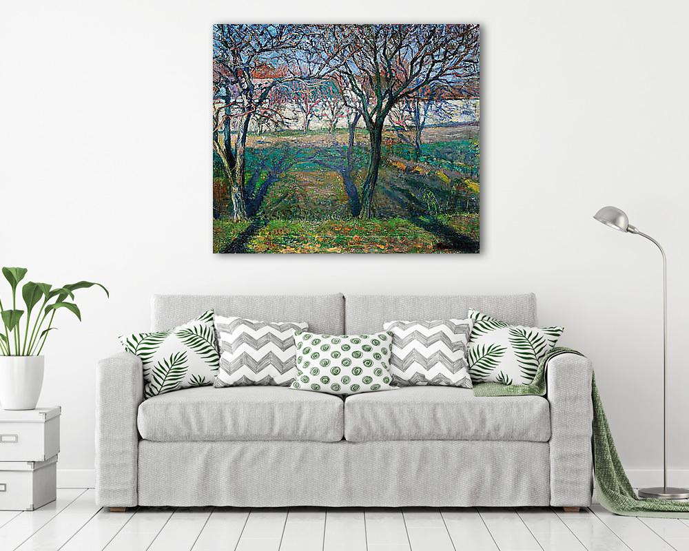 Tavaszi kert  (bögre) - vászonkép, falikép otthonra és irodába