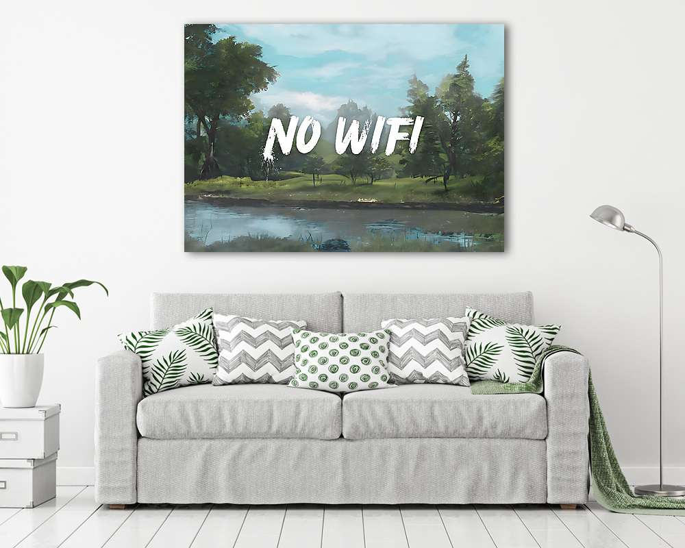 No wifi 1. - vászonkép, falikép vásárlás No wifi 1. (vászonkép) - vászonkép, falikép otthonra és irodába