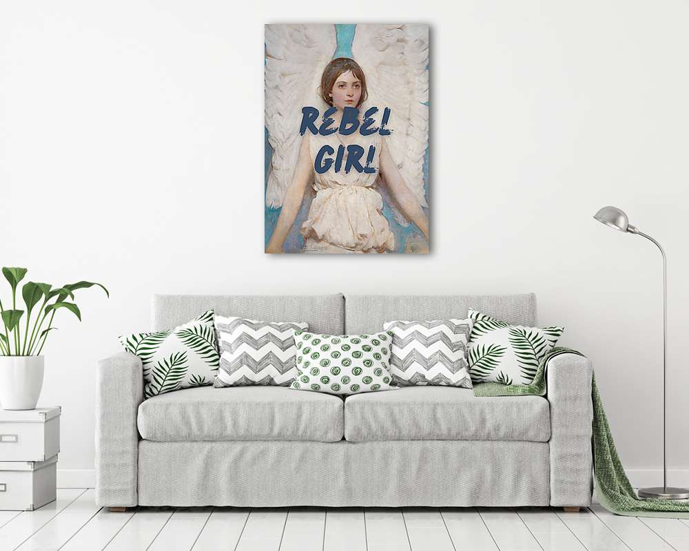 Rebel girl (Barokk & Garffiti) (vászonkép)