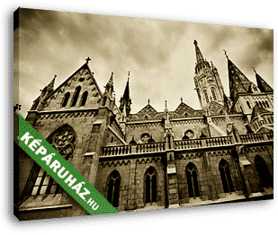 Mátyás templom Budapesten, Magyarországon - vászonkép 3D látványterv