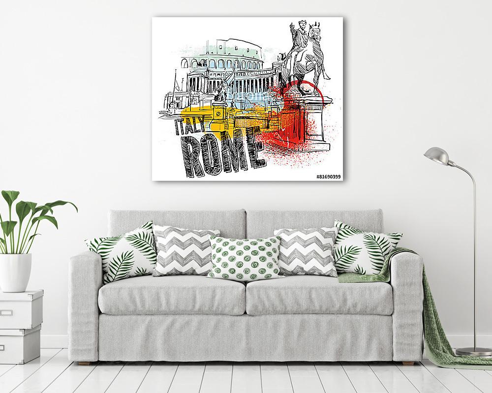 Róma (vászonkép) - vászonkép, falikép otthonra és irodába