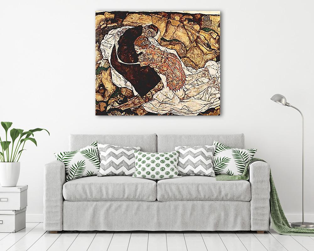 Egy asszony és a Halál - vászonkép, falikép vásárlás Egy asszony és a Halál (vászonkép) - vászonkép, falikép otthonra és irodába