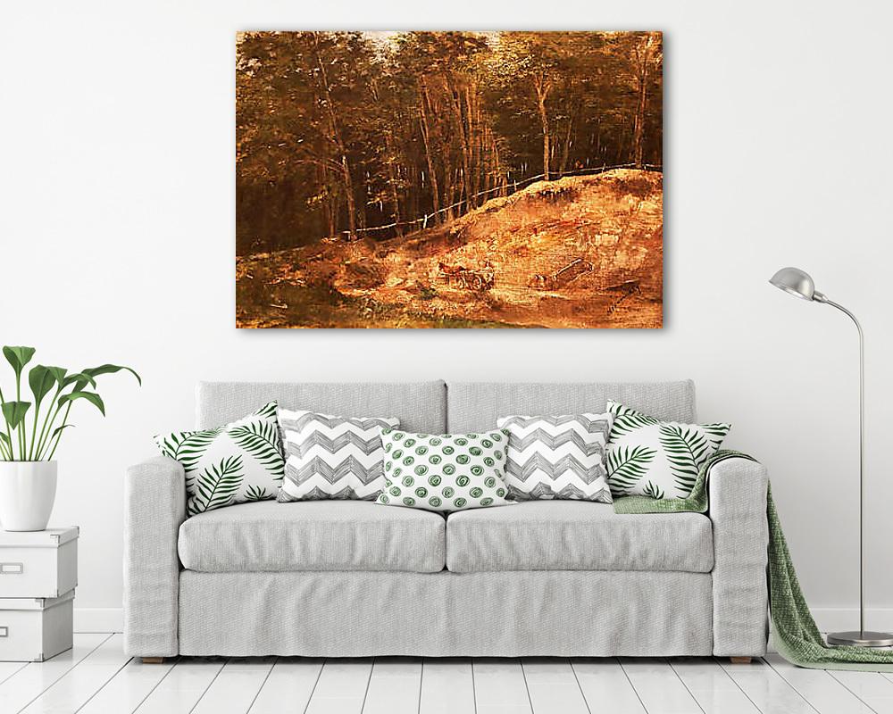 Kőbánya - vászonkép, falikép vásárlás Kőbánya (keretezett kép) - vászonkép, falikép otthonra és irodába