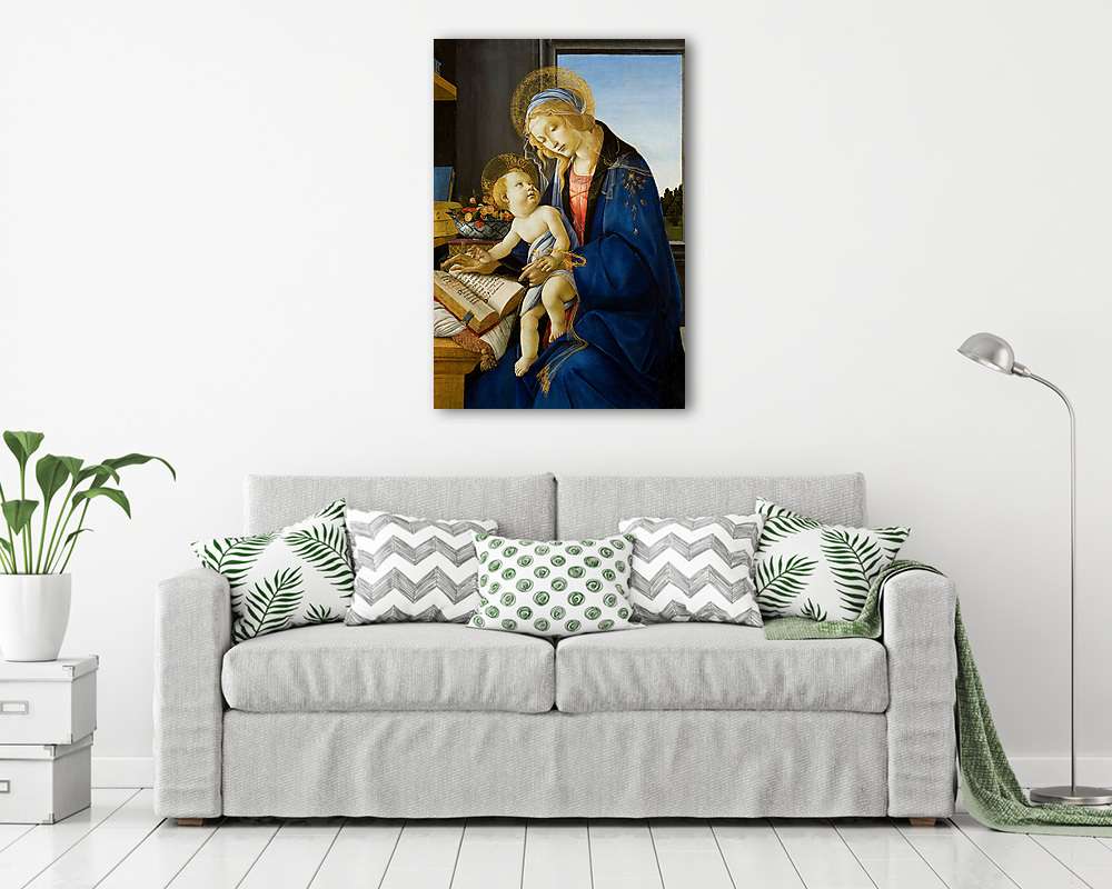 Madonna gyermekével  - vászonkép, falikép vásárlás Madonna gyermekével  (vászonkép) - vászonkép, falikép otthonra és irodába