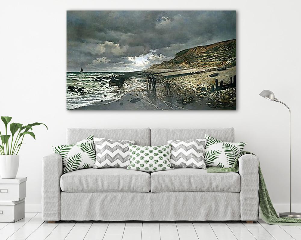 La Pointe de la Hève apálykor (1865) - vászonkép, falikép vásárlás La Pointe de la Hève apálykor (1865) (vászonkép) - vászonkép, falikép otthonra és irodába