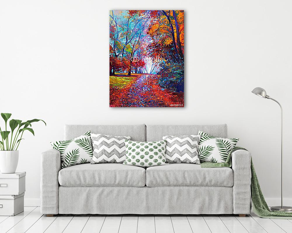 Őszi táj (vászonkép) - vászonkép, falikép otthonra és irodába