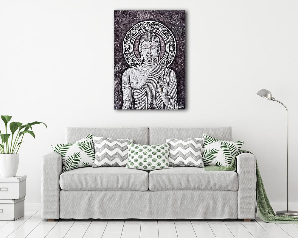 buddha akril festmény (vászonkép) - vászonkép, falikép otthonra és irodába
